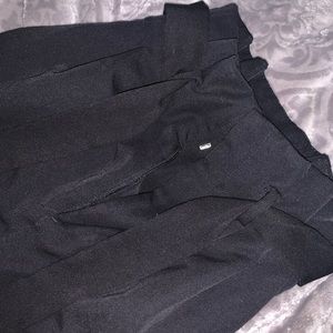 Black tie work pants